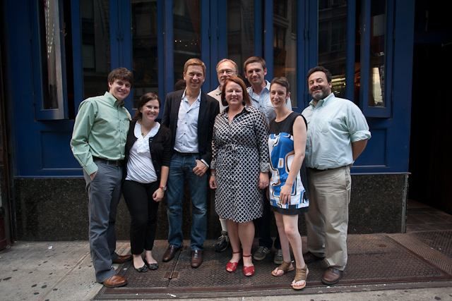 Pat Kiernan and our contest winners outside of Windfall Bar